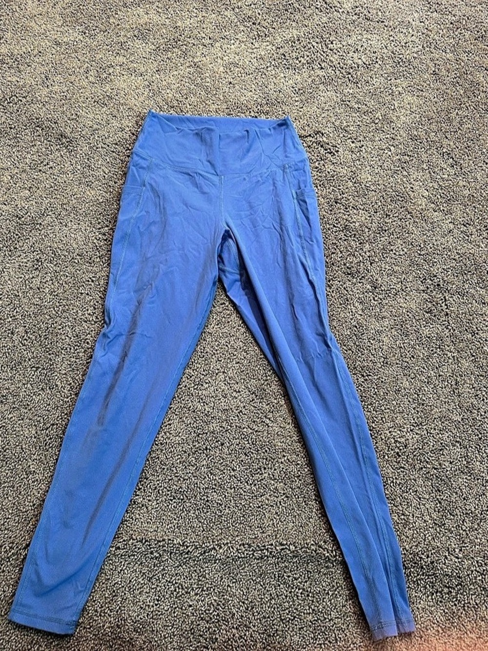 Buffbunny High Waist Side Pocket Ankle Leggings Blue